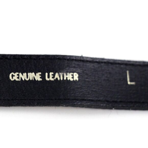 Avignon PONY HAIR LEOPARD PRINT REAL LEATHER 3/4"Wd DRESS CASUAL BELT Sz L (*35 - Picture 7 of 12